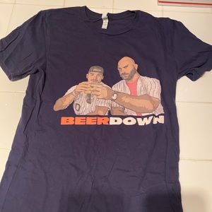 Barstool Sports “Beer Down” Mitch trubisky T-shirt